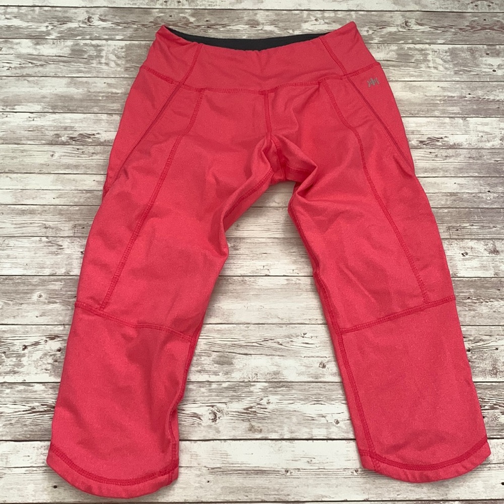 Kyodan Coral Pink Midrise Crop Length Leggings